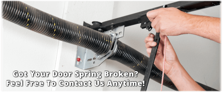 Broken Garage Door Spring Folsom